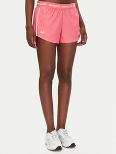 Under Armour Szorty sportowe Tech™ Play Up 1389882 Różowy Regular Fit - Spodenki damskie - miniaturka - grafika 1
