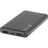 Powerbanki - Natec Extreme Media Trevi 10000 mAh 2X USB-A + 1X USB-C czarny NPB-1542 - miniaturka - grafika 1