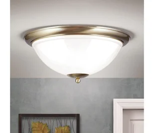 Orion DL 7-677/50-Plafon AUSTRIAN OLD LAMP 3xE27/60W/230V brąz/beżowy - Lampy sufitowe - miniaturka - grafika 2