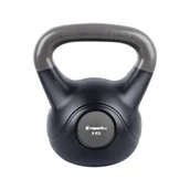 Kettlebell - InSportLine Hantla bitumiczna Kettlebell Dark 9 kg 1IN-10758 - miniaturka - grafika 1