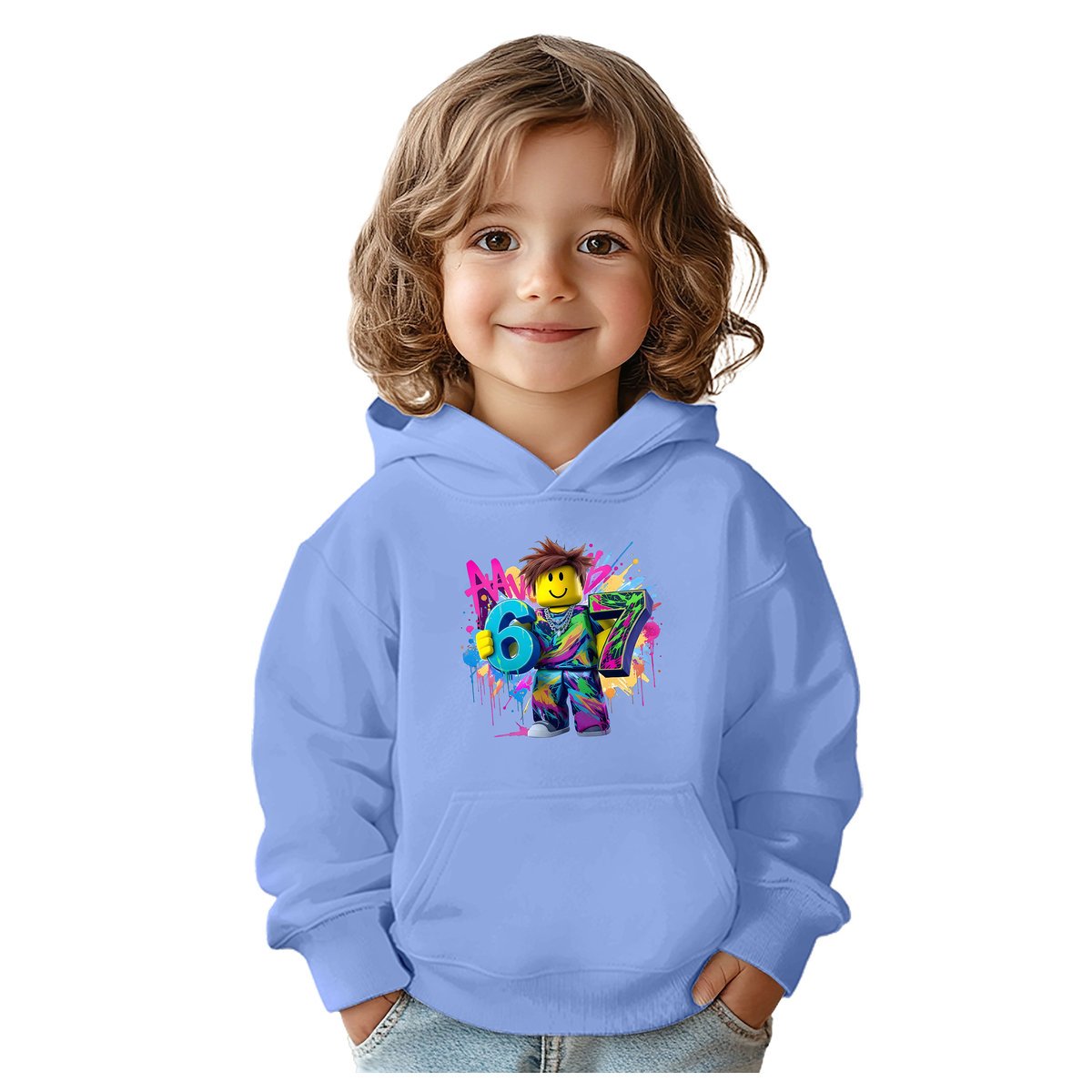 BLUZA DZIECIĘCA 67 SIX SEVEN VIRAL ROBLOX 146-152 CHŁOPIĘCA DZIEWCZĘCA