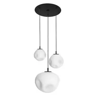 Lampy sufitowe - Kaspa 3-płomienna lampa wisząca CLOE 11072302 kaskada nad łóżko biała - miniaturka - grafika 1