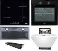 Zestawy zintegrowane AGD - Zestaw piekarnik MPM-63-BO-12T + płyta indukcyjna MPM-60-IM-11 + zmywarka MPM-45-ZMI-02 + okap MPM-60-OW-04 + taca grillowa SGT-2 za 1zł! . (22) - miniaturka - grafika 1