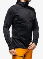 Bluzy sportowe męskie - Bluza polarowa Vaude Monviso Fleece Jacket II - black - miniaturka - grafika 1