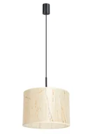 Lampy sufitowe - Stylowa lampa wisząca beżowy marmur - M161-Lawezo - miniaturka - grafika 1