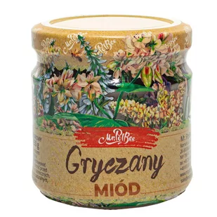 Miód gryczany 250g Mr. PolBee NIEPOWTARZALNY SMAK I AROMAT - Miód - miniaturka - grafika 1