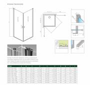 Kabiny prysznicowe - Radaway Nes Black KDD I 100x100 10021100-54-01L/10021100-54-01R - miniaturka - grafika 1