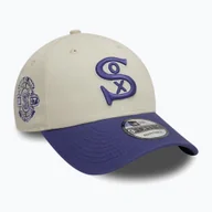 Czapki damskie - Czapka z daszkiem New Era WS Patch 9Forty Chicago White Sox light beige WYSYŁKA W 24H 30 DNI NA ZWROT - miniaturka - grafika 1