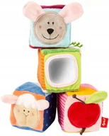 Zabawki sensoryczne - Miękkie kostki do zabawy sensoryczne od 3 mc Sigikid - miniaturka - grafika 1
