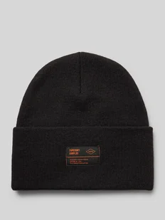 Czapka beanie z naszywką z logo model ‘WORKWEAR’ - Czapki męskie - miniaturka - grafika 1