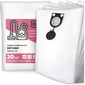 Worki do odkurzaczy - 20x Worek do Odkurzacza Metabo Asr 50 L Sc Syntetyczny Pojemny Mocny G9 - miniaturka - grafika 1
