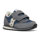 Buty dla dziewczynek - Saucony Originals Baby Jazz HL, Buty dziecięce Unisex, Szary niebieski pomarańczowy, 32 EU - miniaturka - grafika 1