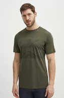 Koszulki męskie - Viking t-shirt sportowy Morain kolor zielony z nadrukiem - miniaturka - grafika 1