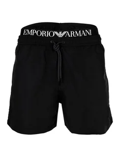 Emporio Armani Szorty kąpielowe 28236 Czarny Comfort Fit - Kąpielówki męskie - miniaturka - grafika 1