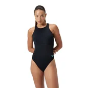 Stroje kąpielowe - SPEEDO STROJE PŁYWACKIE WOMEN'S RCR ZIP 1PC SWM BRA BLACK 8-00369500334 T40 D44 - miniaturka - grafika 1