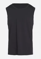 Piżamy męskie - Granatowa Klasyczna Koszulka Tank Top Bez Rękawów Lakeana - miniaturka - grafika 1