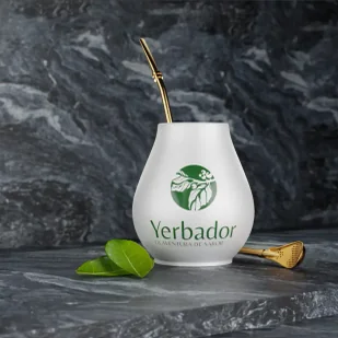 CERAMICZNE MATERO YERBADOR PRO 2 – PERŁOWA BIEL - Dzbanki i imbryki - miniaturka - grafika 1