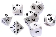 Akcesoria do gier planszowych - Rebel Komplet kości RPG Metal Matowe srebro - miniaturka - grafika 1