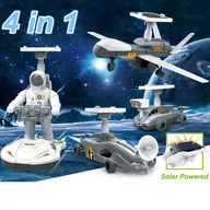 Zabawki interaktywne dla dzieci - Roboty Solarne 4w1 Podbój Kosmosu - miniaturka - grafika 1