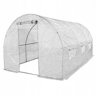 4iQ Tunel Foliowy Szklarnia 2,5x4m PREMIUM z Siatką PE - Agrowłókniny - miniaturka - grafika 1