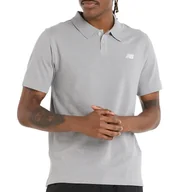 Koszulki męskie - Koszulka męska New Balance MT51519AG - szara - miniaturka - grafika 1