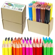 Kredki, ołówki, pastele i pisaki - Zestaw Stolikowy Kredek Trójkątnych Szkolnych 120 Szt Nr 1 Colorino - miniaturka - grafika 1
