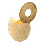 Lampy ścienne - Ledowy kinkiet na ścianę Leano 240310179 Trio LED 6W 3000K okrąg złoty - miniaturka - grafika 1