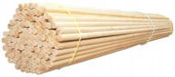 Dodatki do ciast w proszku - Patyki do Waty Cukrowej DŁUGIE 45cm fi 4mm 100szt Okrągłe Bambus Patyczki - miniaturka - grafika 1