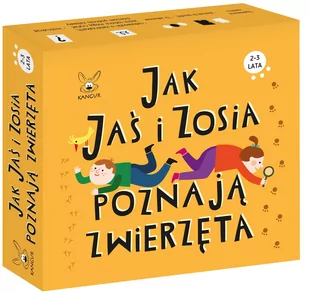 Kangur Jak Jaś i Zosia poznają zwierzęta - Gry planszowe - miniaturka - grafika 1