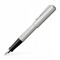 Pióra wieczne - Faber-Castell Pióro Wieczne Hexo Matowe Srebrne Ef - miniaturka - grafika 1