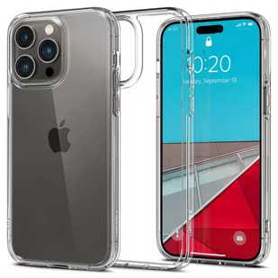 Etui obudowa case Spigen Ultra Hybrid do Apple iPhone 14 Pro Max Crystal Clear + Szkło - Etui i futerały do telefonów - miniaturka - grafika 2