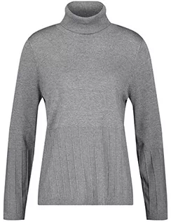 Swetry damskie - GERRY WEBER Edition Damski sweter 770584-44707, szary melanż, 40 (DE) - grafika 1