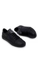 Trampki męskie - Skórzane Męskie Tenisówki Big Star JJ174108 Czarne-44 - miniaturka - grafika 1