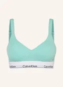 Biustonosze - Calvin Klein Biustonosz Push-Up Icon Cotton Modal gruen - miniaturka - grafika 1