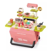 Zabawy w naśladowanie dorosłych - Zestaw do zabawy w cukiernię w walizce, 45 elementów - miniaturka - grafika 1