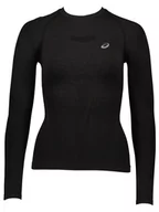 Koszulki sportowe damskie - Asics Koszulka funkcyjna w kolorze czarnym - miniaturka - grafika 1