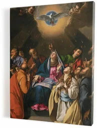 Zesłanie Ducha Świętego, obraz na płótnie canvas - Ikony i obrazy sakralne - miniaturka - grafika 1