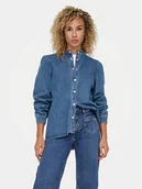 Koszule damskie - ONLY Koszula jeansowa Belle 15347085 Niebieski Regular Fit - miniaturka - grafika 1