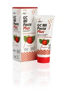 GC Mi Paste Plus truskawka - Sztuczne szkliwo z fluorem o smaku truskawkowym 35 ml - Pasty do zębów - miniaturka - grafika 1