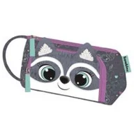 Piórniki - St. Majewski Piórnik saszetka trójkątna Racoon - miniaturka - grafika 1