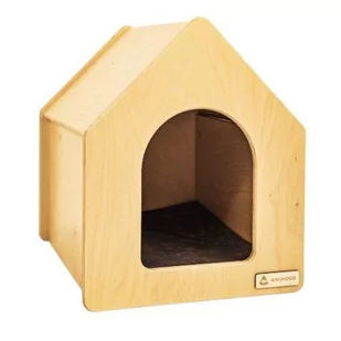 ANIMOOD Drewniany domek RICO rozm. M - Legowiska dla psów - miniaturka - grafika 1