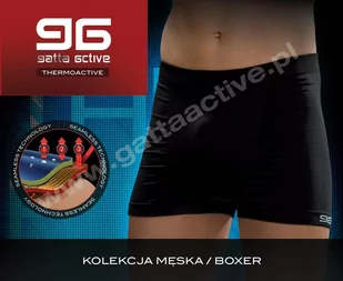 SZORTY GATTA GAT THERMO BOXER (kolor czarny, rozmiar S) - Majtki męskie - miniaturka - grafika 1