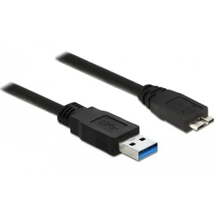Delock Kabel USB 3.0 1.5m micro AM-BM czarny 85073 - Kable USB - miniaturka - grafika 3