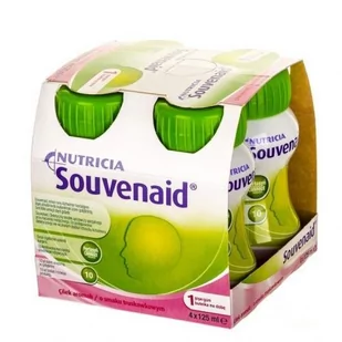 Souvenaid, płyn o smaku truskawkowym, 125 ml x 4 sztki Duży wybór produktów | Dostawa kurierem DHL za 10.90zł !!!| Szybka wysyłka do 2 dni roboczych! | 3434461 - Układ pokarmowy - miniaturka - grafika 1
