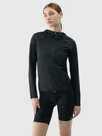 Kurtki i kamizelki sportowe damskie - 4F Kurtka sportowa w kolorze czarnym - miniaturka - grafika 1