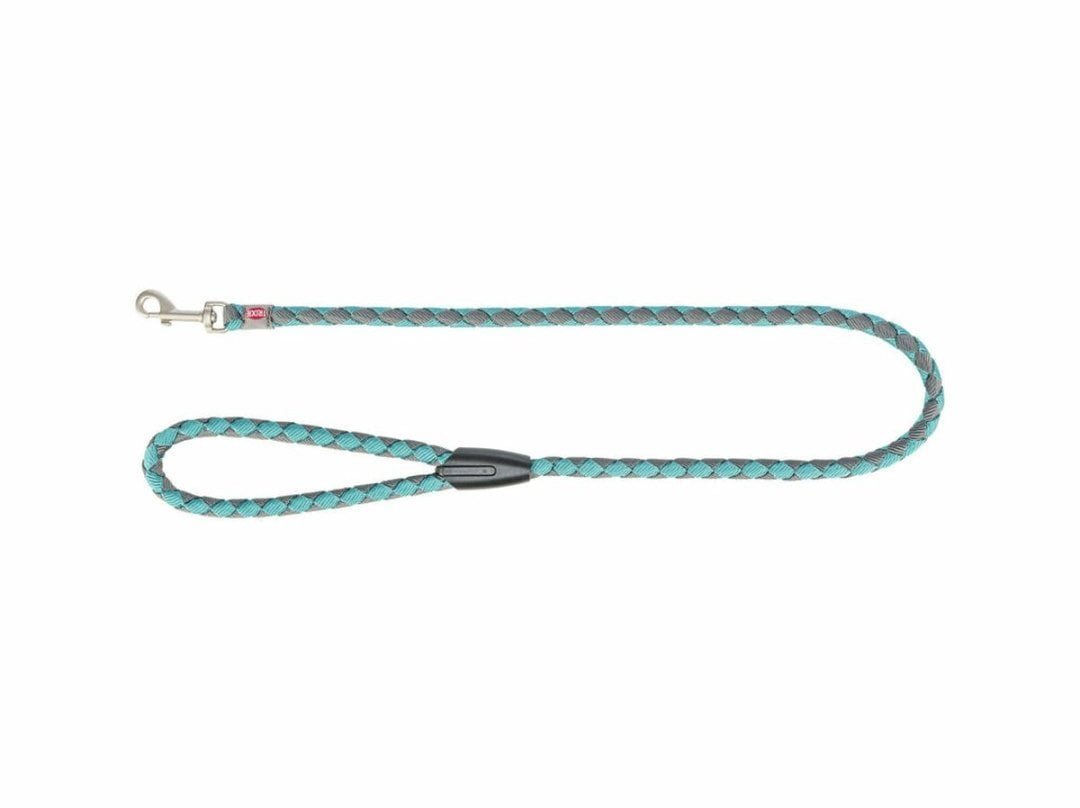 Trixie Cavo S/M linowa 1m szaro-niebieska