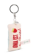 Plecaki - NICI Breloczek do kluczy mini pluszowa poduszka babcia jest najlepsza, 8 cm, z dzwoneczkami, kolorowy towarzysz do plecaka lub torby, uchwyt na klucze dla małych i dużych 62110 - miniaturka - grafika 1