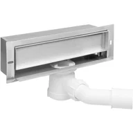 Odpływy liniowe - Deante Odpływ ścienny z rusztem pod płytki KOW 003A - miniaturka - grafika 1