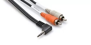 HOSA CMR-206R Kabel breakout TRS R 3.5 - 2 x RCA, 1.8m - Kable - miniaturka - grafika 1