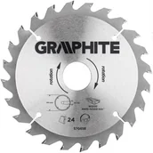 Piły spalinowe - Graphite Tarcza do pilarki, widiowa, 160 x 30 mm, 24 zęby TOP-57H658 - miniaturka - grafika 1